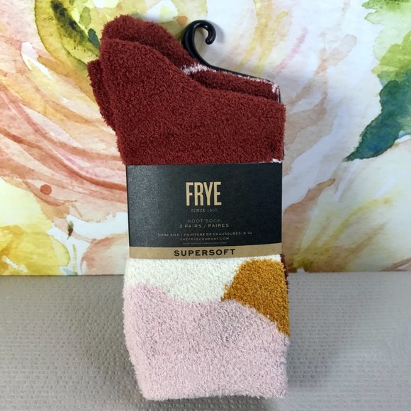 Frye Accessories - Frye Women's 2 Pairs Supersoft Plush Fuzzy Warm Boot Socks